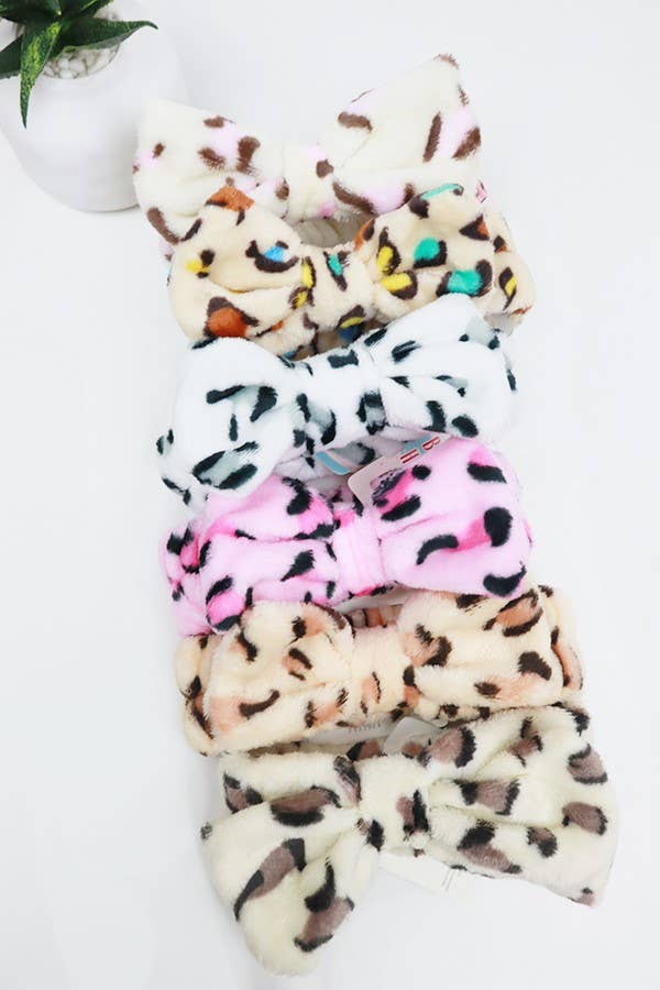 Leopard Print Shower Headwrap