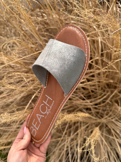 Cabana Pewter Frost Suede