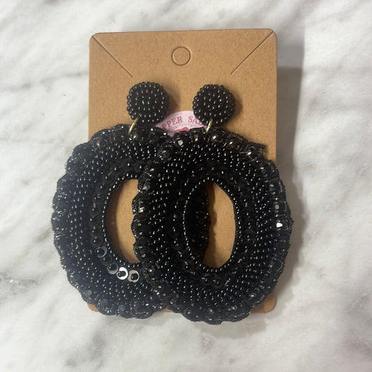 Black Betsey's Beaded Earrings