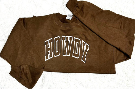Howdy Puff Vinyl Sweatshirt